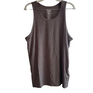 Rhone Men's Brown Heathered Tank Top Size Medium